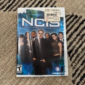 NCIS (Nintendo Wii, 2011) Cover Free Shipping‎ Not Tested